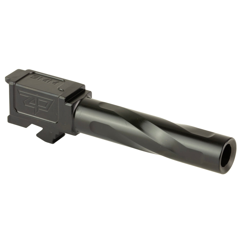 Zaffiri Precision GLOCK G19 Match Grade Barrel - 3.9 inch, 9mm, Black
