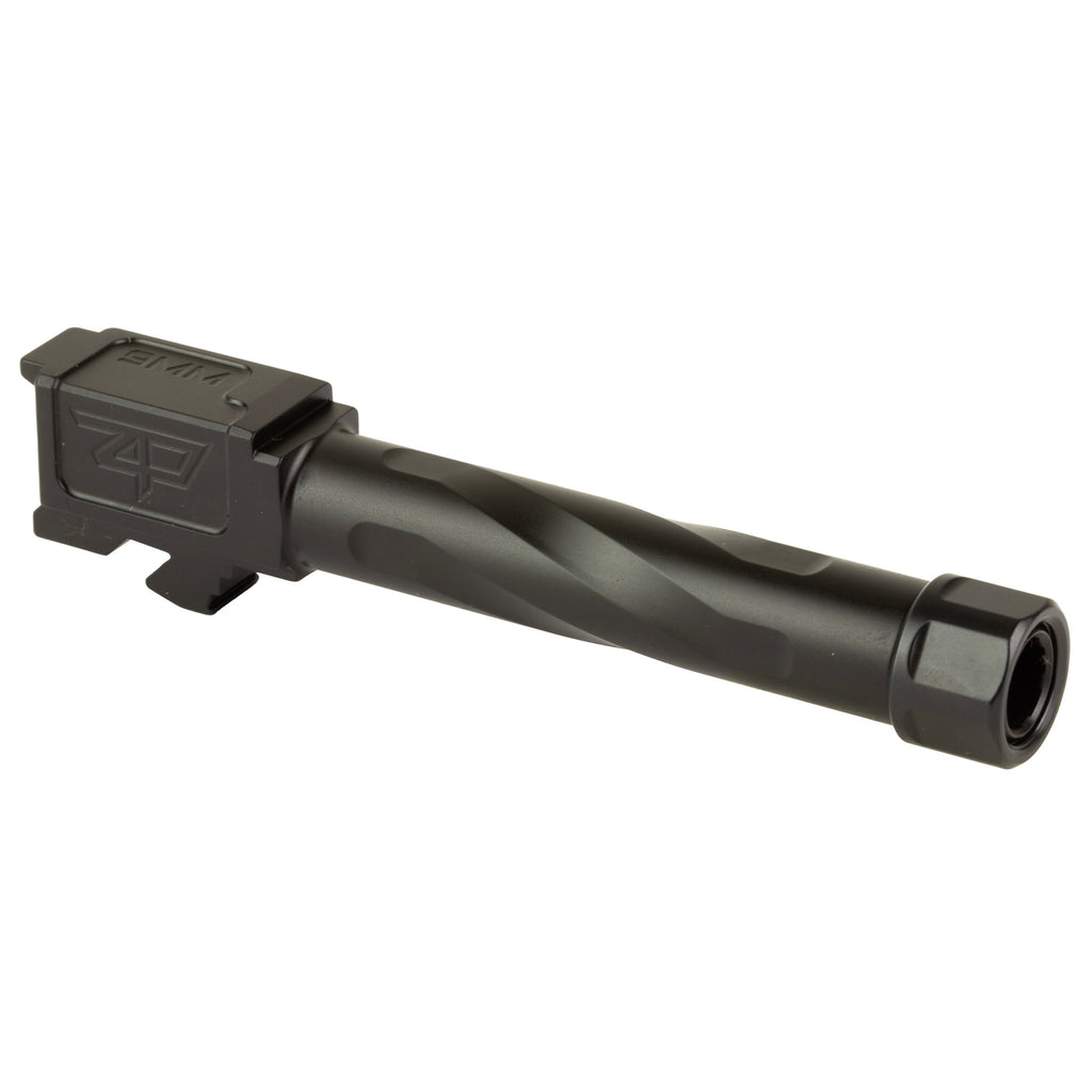 Zaffiri Precision Match Grade Threaded Barrel for Glock G19, 4.5 Inch, 9mm - Black