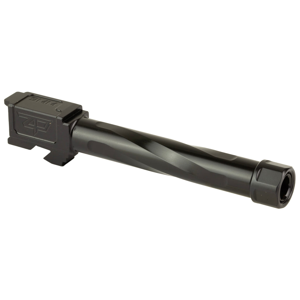 Zaffiri Precision Threaded Barrel for Glock G17 Gen 1-4 - 4.97 Inch 9mm, Black (Part Number: BA-G17G14-TH-BN)
