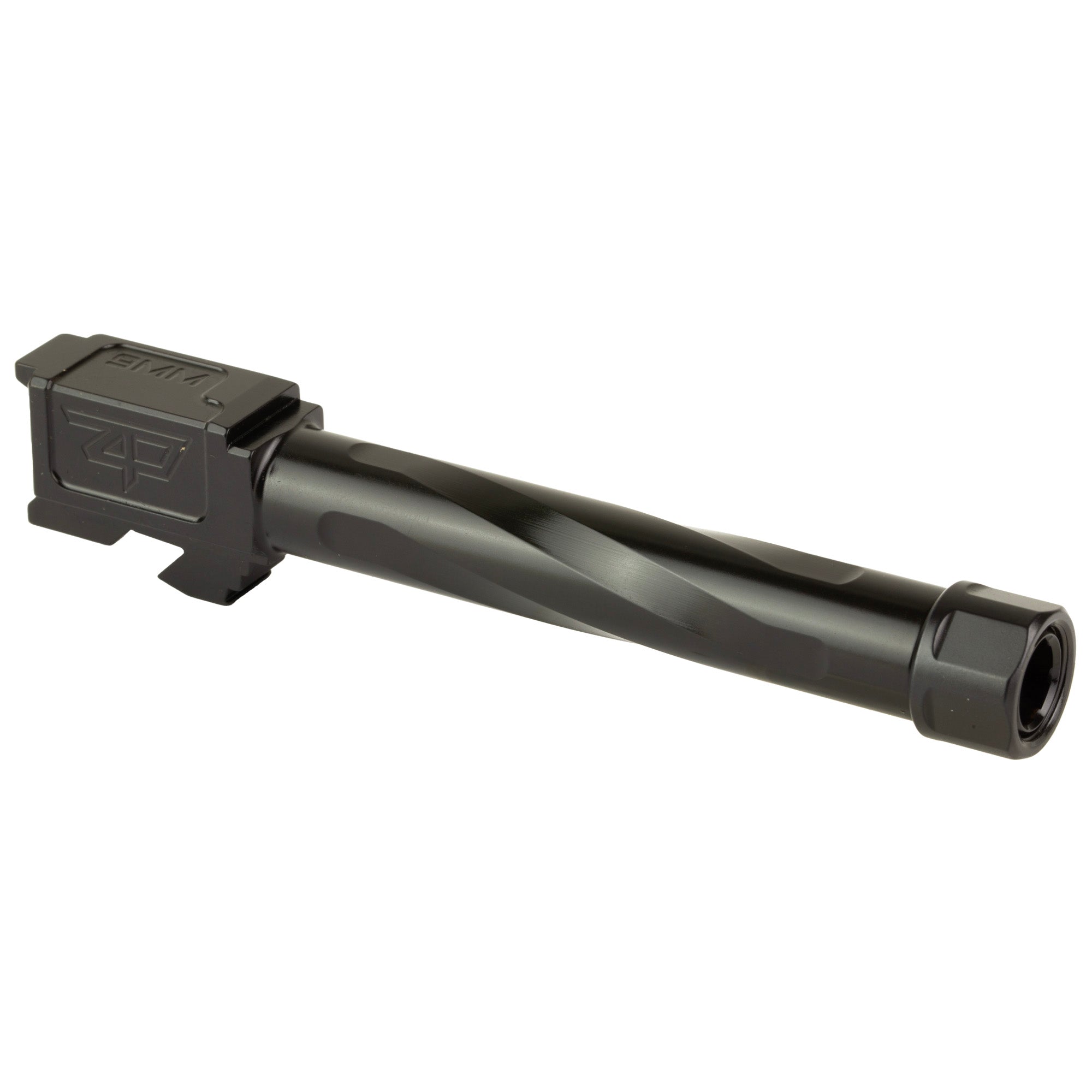 Zaffiri Precision Threaded Barrel for Glock G17 Gen 1-4 - 4.97 Inch 9mm, Black (Part Number: BA-G17G14-TH-BN)