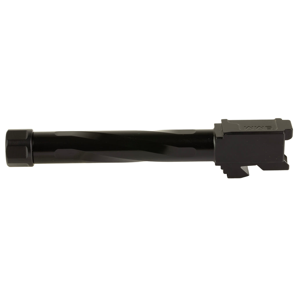 Zaffiri Precision Threaded Barrel for Glock G17 Gen 1-4 - 4.97 Inch 9mm, Black (Part Number: BA-G17G14-TH-BN)