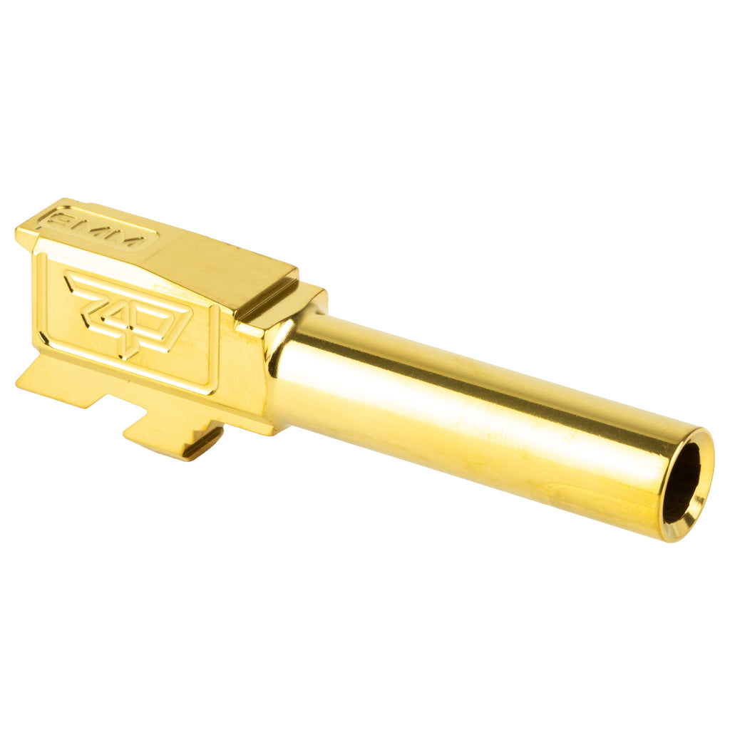Zaffiri Precision Gold Match Grade Barrel for Glock 43 / 43X - 3.3 Inch 9mm