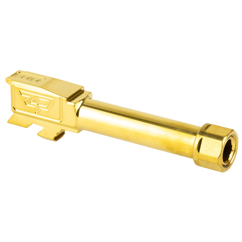 Zaffiri Precision 9mm Threaded Barrel for Glock 43/43X – 3.9 Inch, Gold Finish