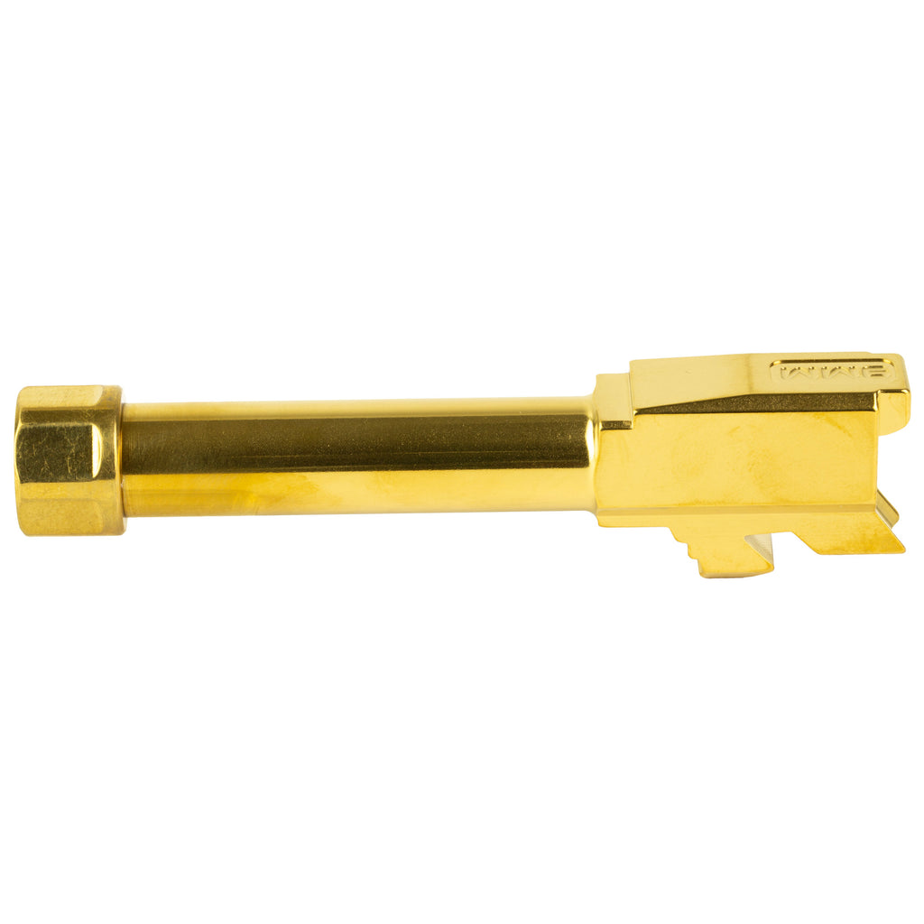 Zaffiri Precision 9mm Threaded Barrel for Glock 43/43X – 3.9 Inch, Gold Finish