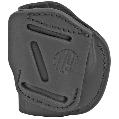 1791 Gunleather 4 Way Inside Waistband and Outside Waistband Holster in Black, Model 4WH-2-SBL-R