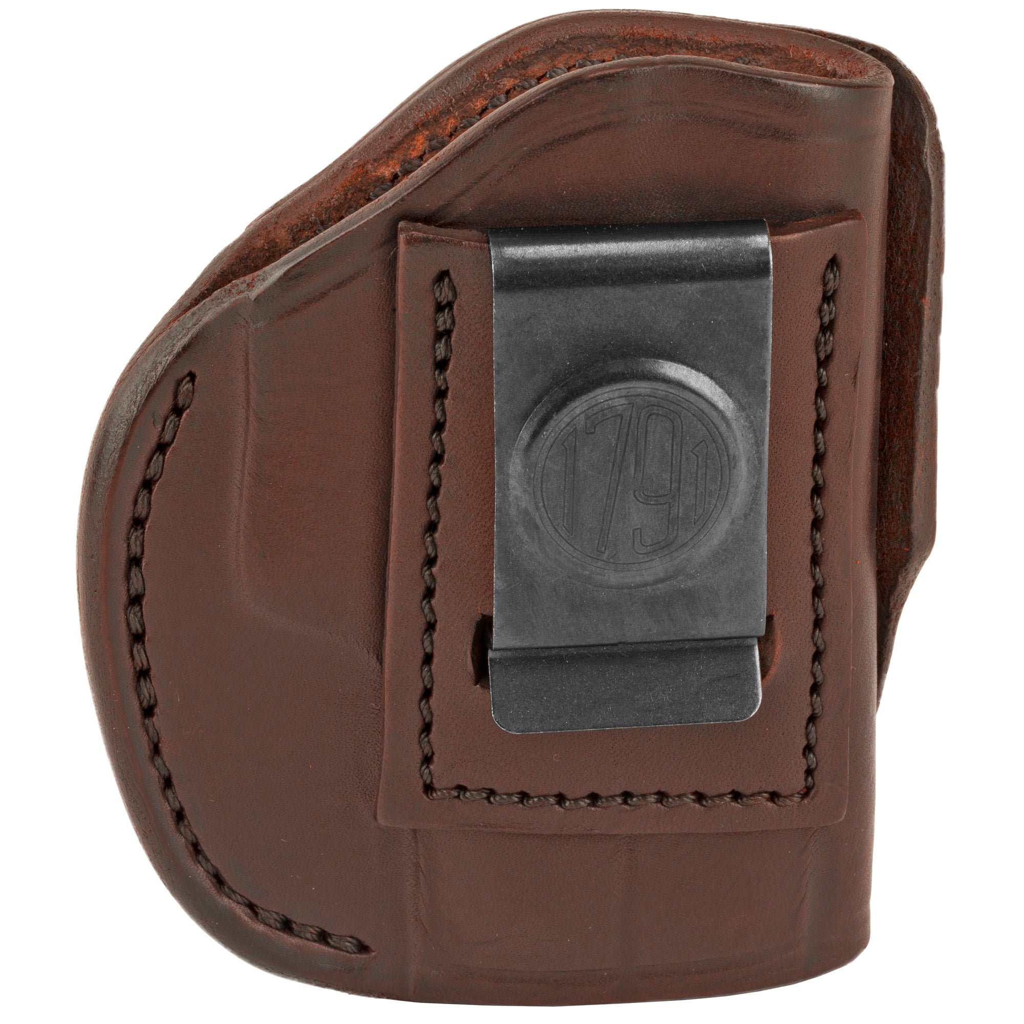 1791 Gunleather 4 Way Inside Waistband and Outside Waistband Holster – Right Hand, Brown Leather Model 4WH-2-SBR-R