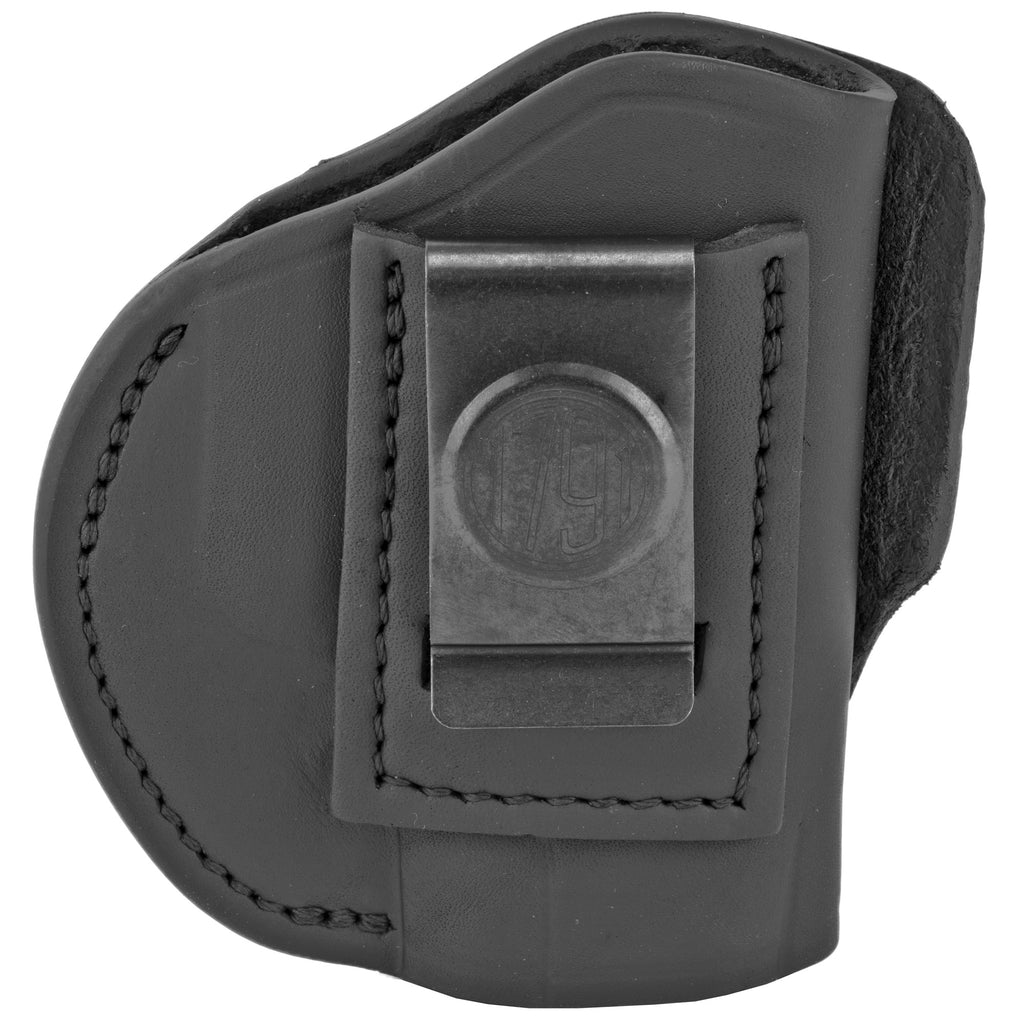 1791 Gunleather 4 Way Inside Waistband and Outside Waistband Holster for Right Hand, Black Leather Model 4WH-3-SBL-R