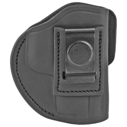 1791 Gunleather 4 Way Inside Waistband and Outside Waistband Holster for Right Hand - Black Leather Model 4WH-5-SBL-R
