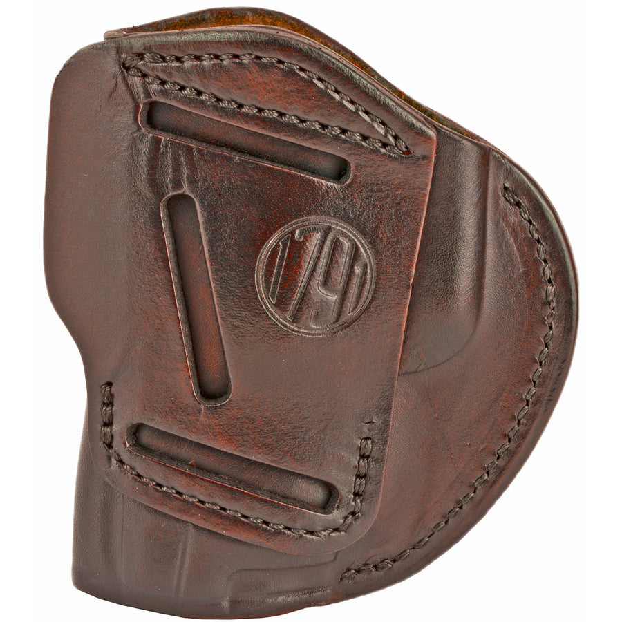 1791 Gunleather 4 Way Inside Waistband and Outside Waistband Holster in Brown – Right Hand
