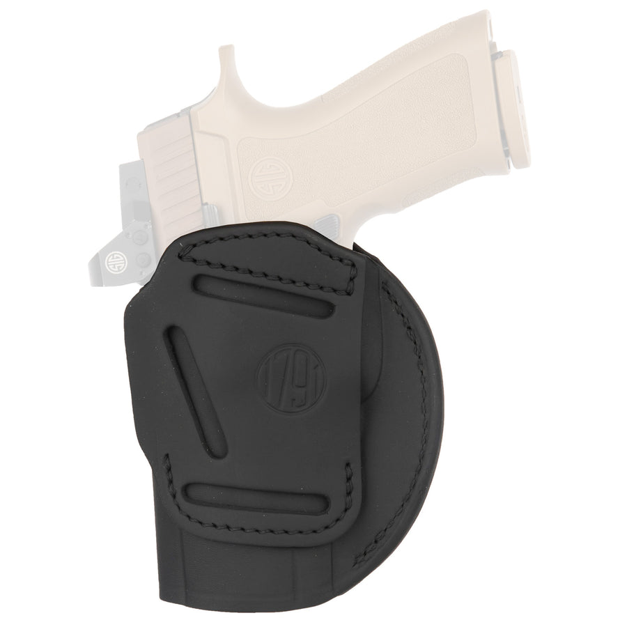 1791 Gunleather 4 Way Inside Waistband/Outside Waistband Holster in Stealth Black for Right Hand