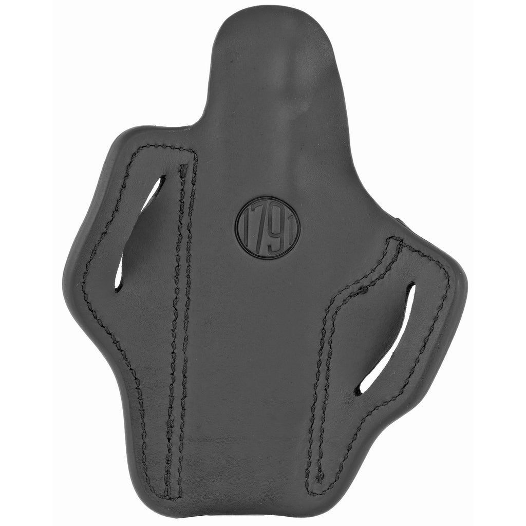 1791 Gunleather BH1 Outside Waistband Holster for Right Hand in Stealth Black