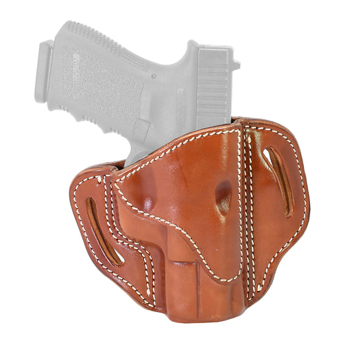 1791 Gunleather BH2.1 Open Top Multi-Fit Leather Belt Holster for Concealed Carry - Right Hand, Classic Brown