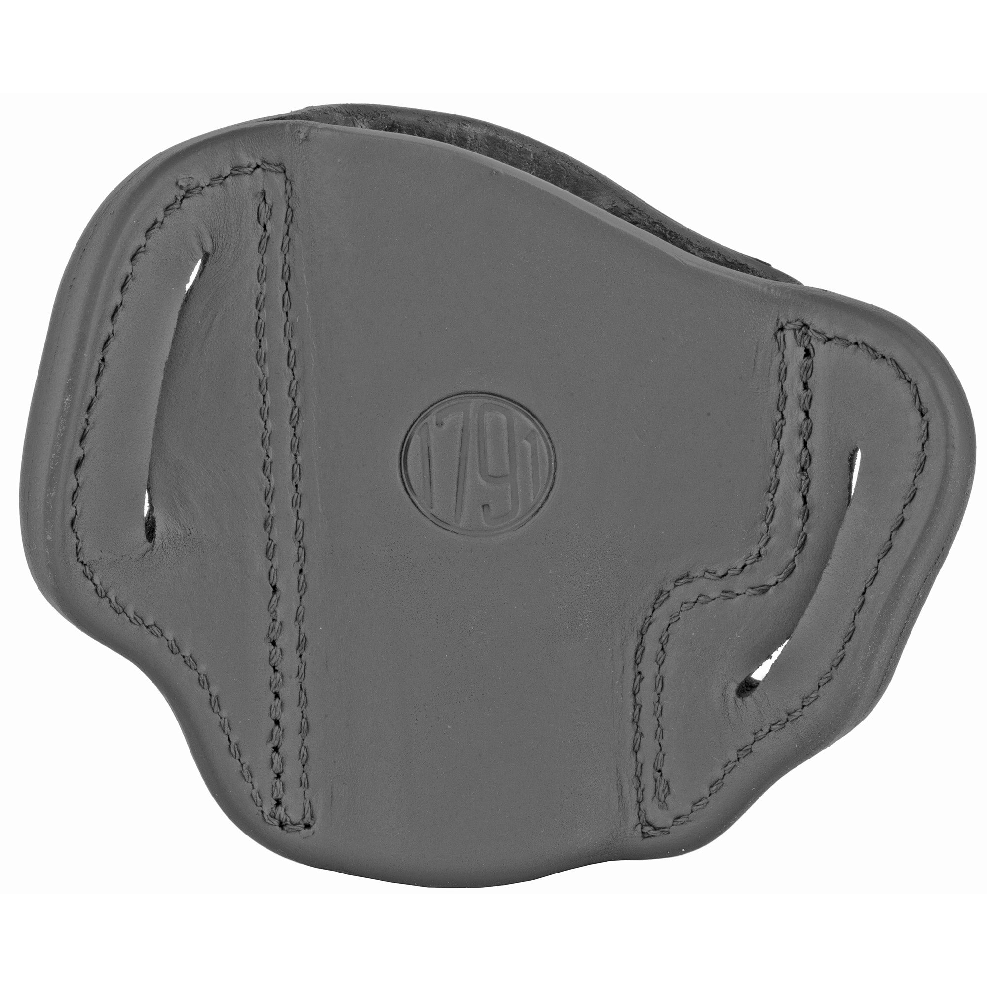 1791 Gunleather BH2.1 Outside Waistband Holster for Right Hand, Black Leather