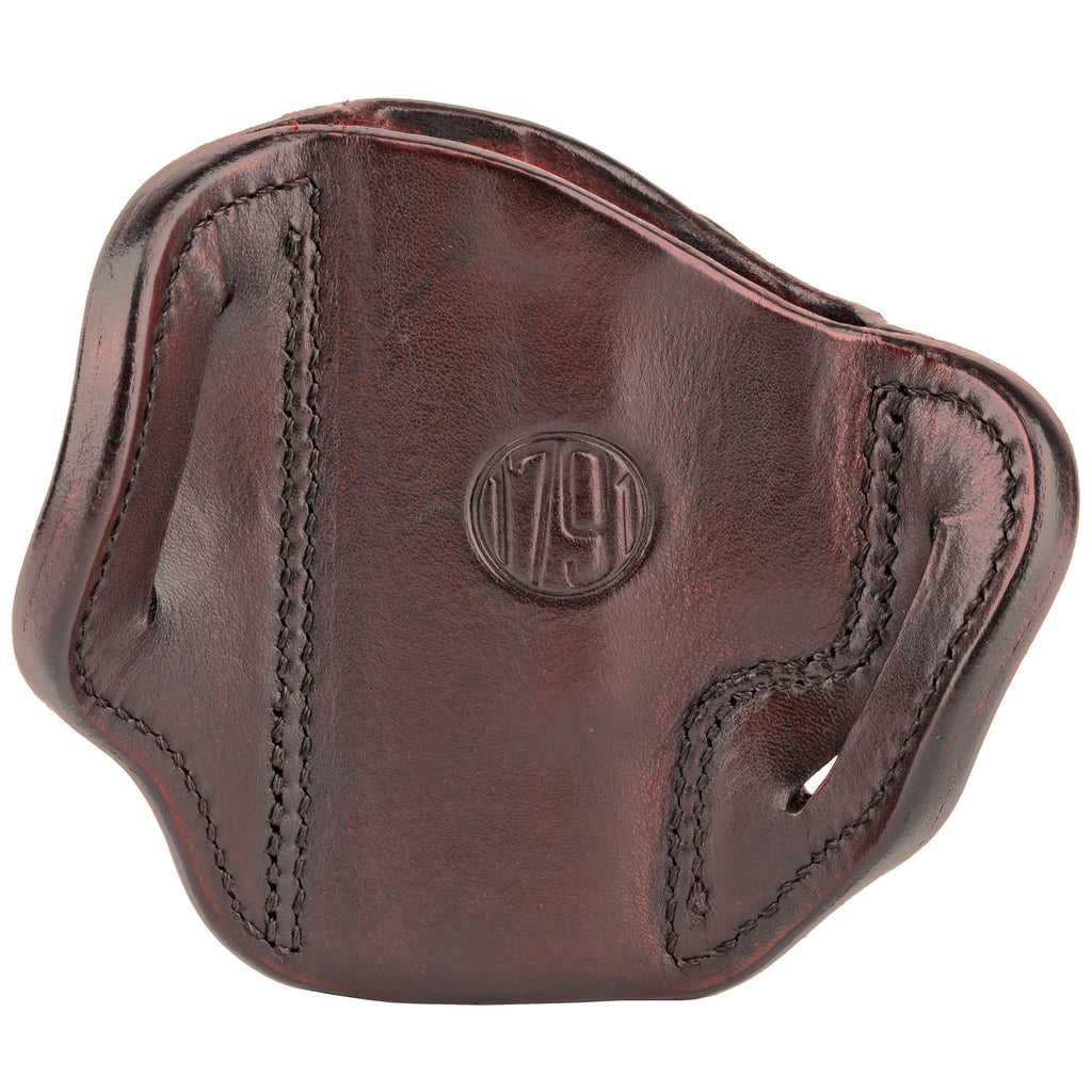 1791 Gunleather Right-Hand Outside Waistband Holster in Brown - Part Number BH2.1-SBR-R