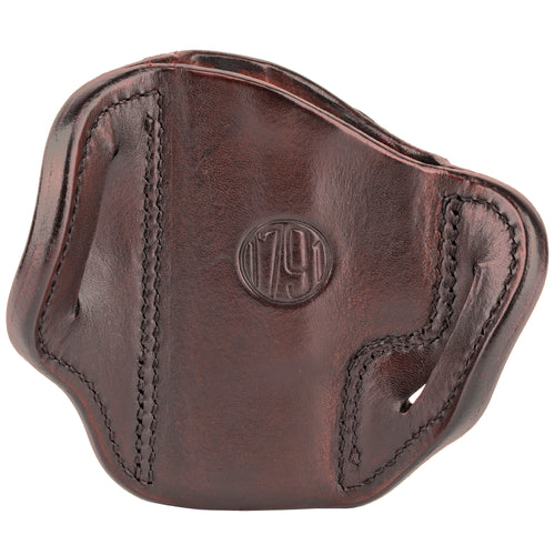 1791 Gunleather Right-Hand Outside Waistband Holster in Brown - Part Number BH2.1-SBR-R