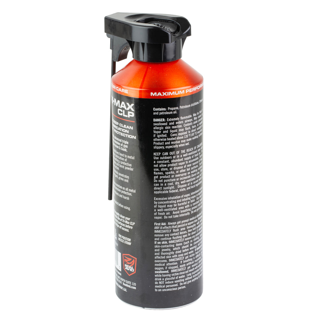 Real Avid Tri-Max CLP 12 oz Aerosol Gun Cleaning and Maintenance Solution