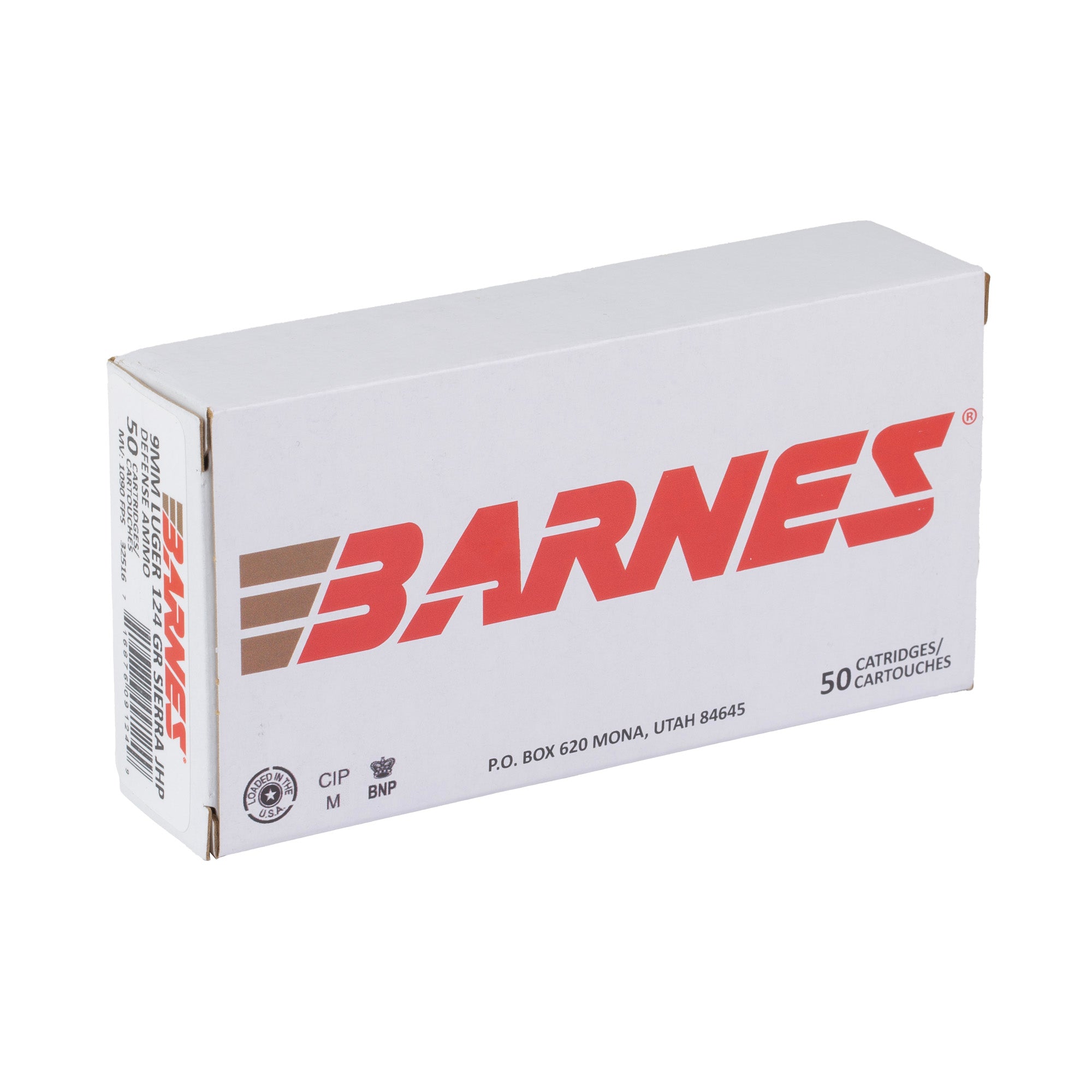 Barnes Defense 9mm 124 Grain Hollow Point Ammunition – Reliable Self-Defense Round