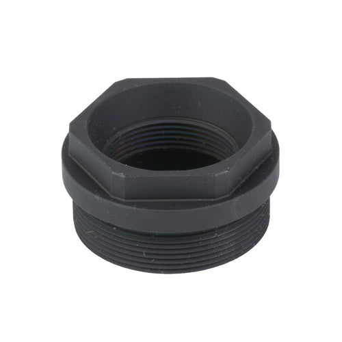 Banish Hub Adapter Mount, Hub To Banish Muzzle Brake, Oxide Finish, Black, 1.375X24 Hub Threads