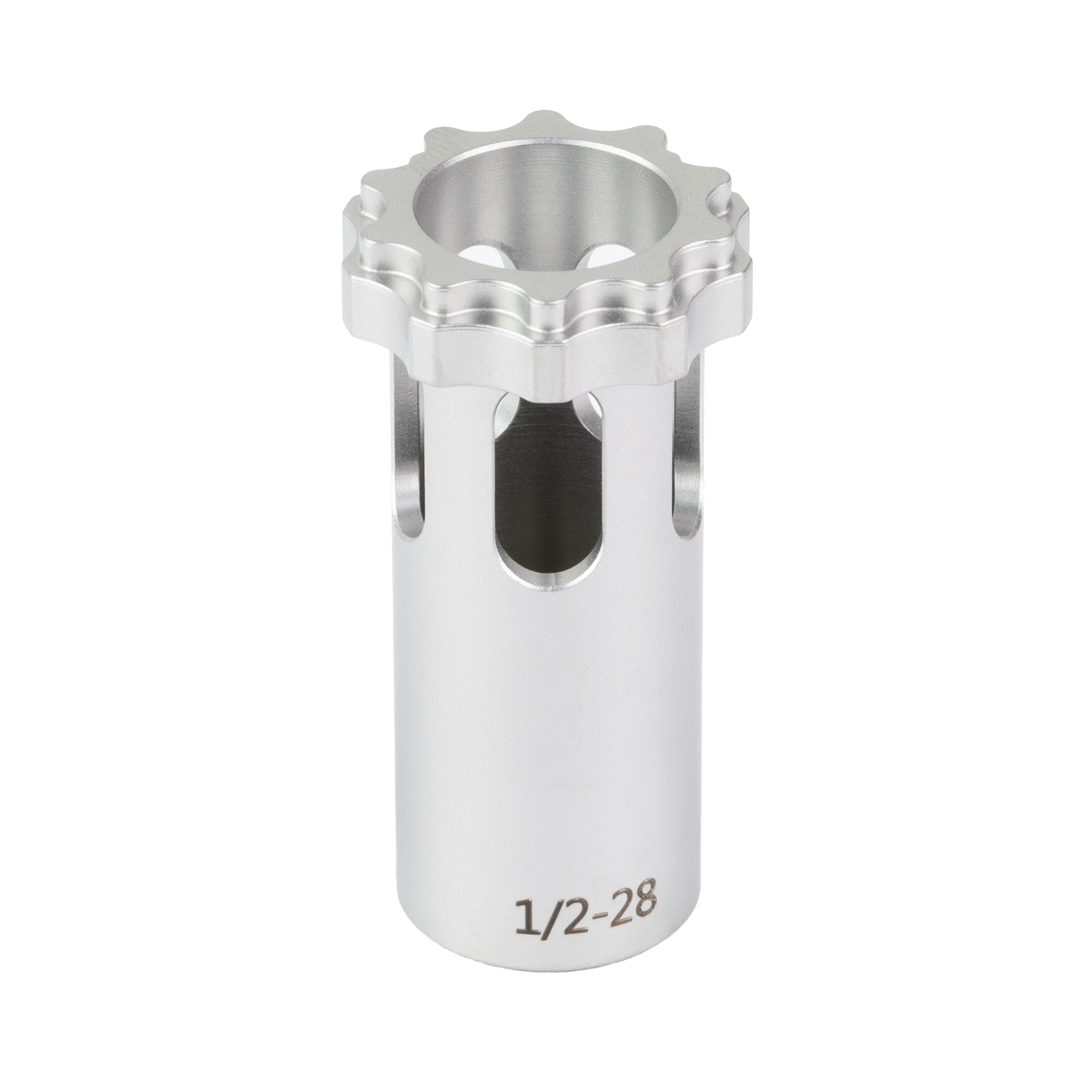 BANISH 45 PISTON 1/2x28 Silver Multi-Caliber Suppressor Piston