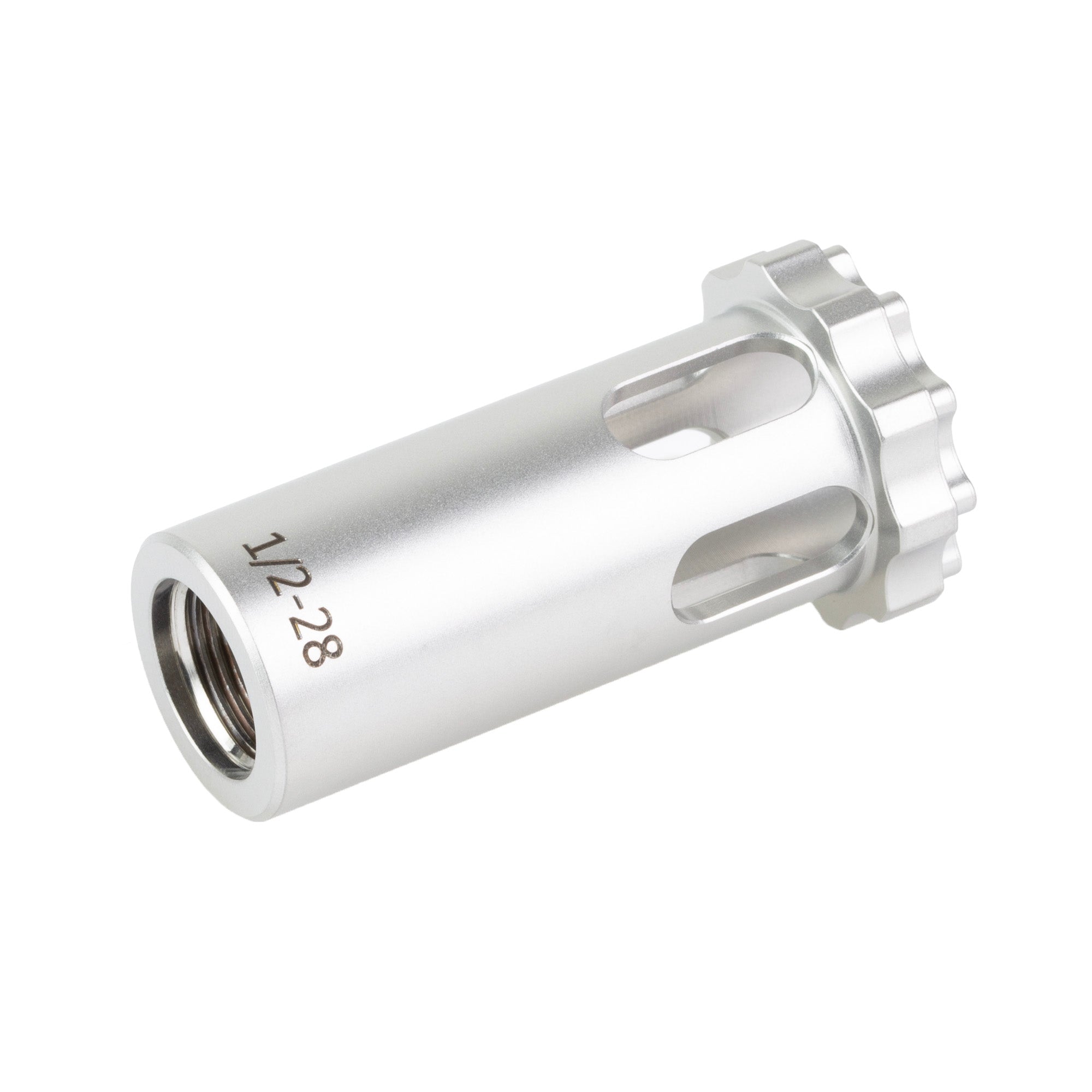 BANISH 45 PISTON 1/2x28 Silver Multi-Caliber Suppressor Piston