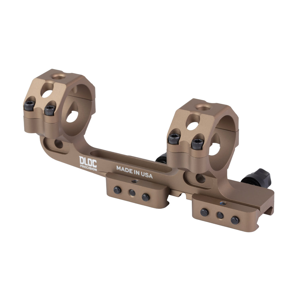 DLOC Precision 34mm Cantilever Scope Mount in Tan – Reliable and Precise Rifle Optic Mount