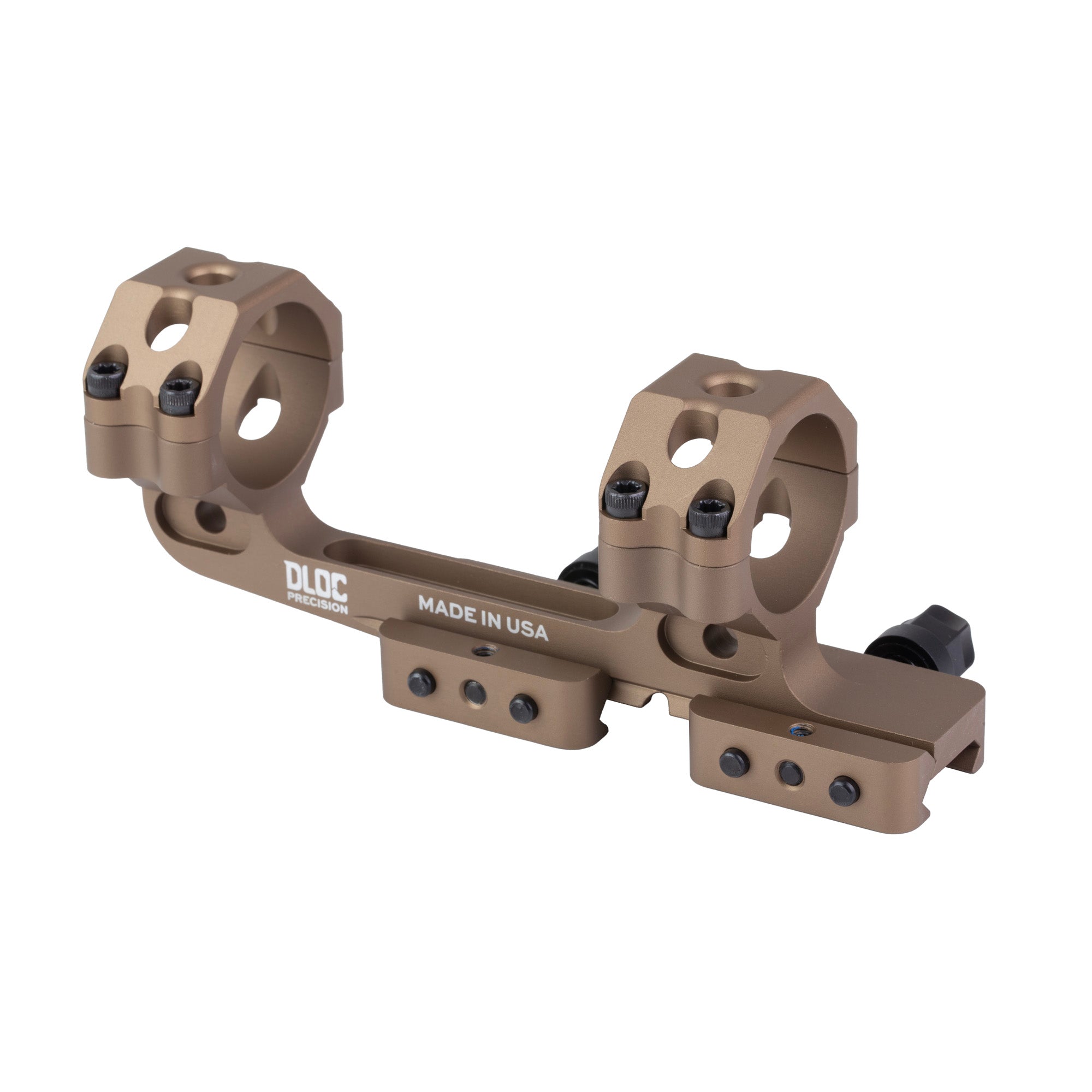 DLOC Precision 34mm Cantilever Scope Mount in Tan – Reliable and Precise Rifle Optic Mount