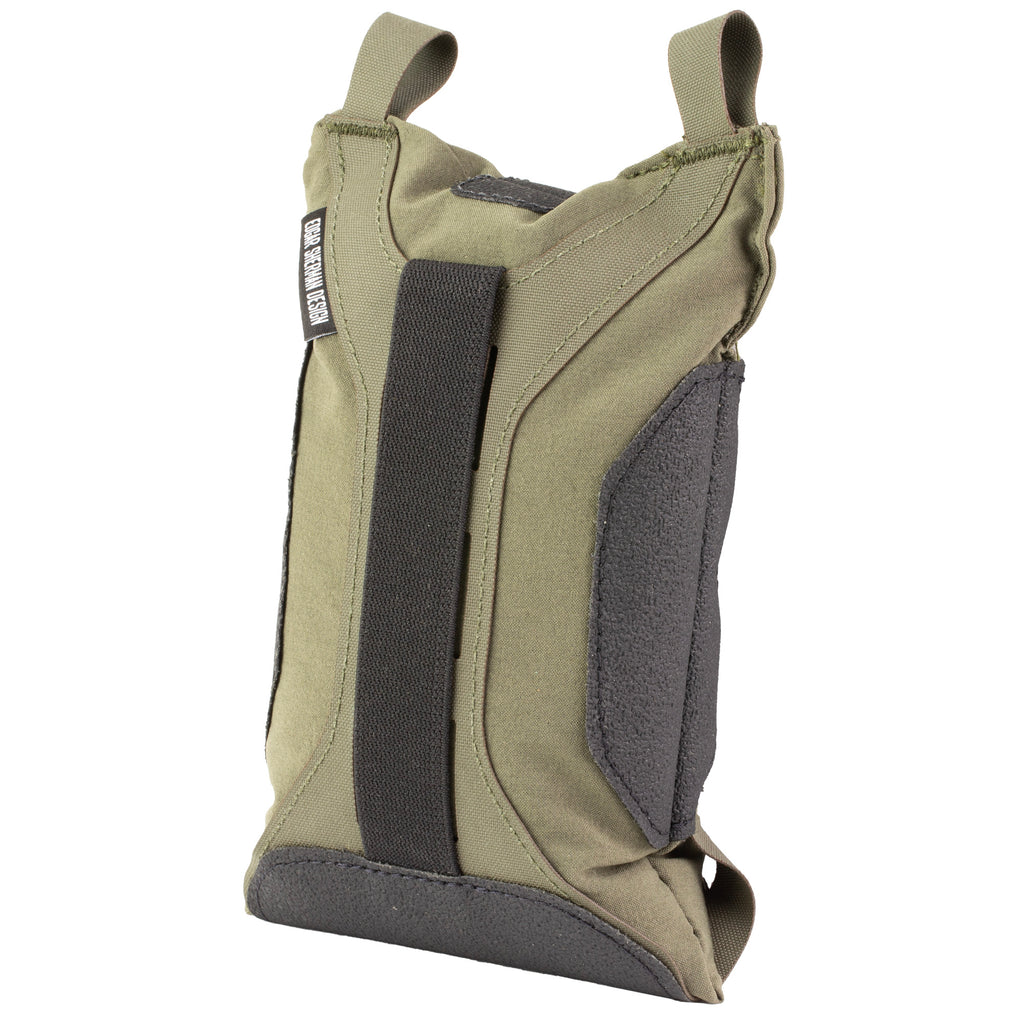 Edgar Sherman Design ESD Notch Shooting Bag in Black and Green
