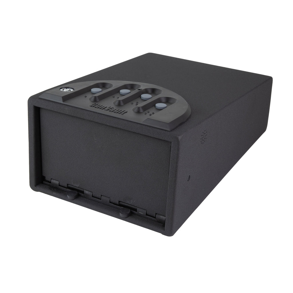 GunVault MiniVault Standard Safe - Compact Personal Security in Black