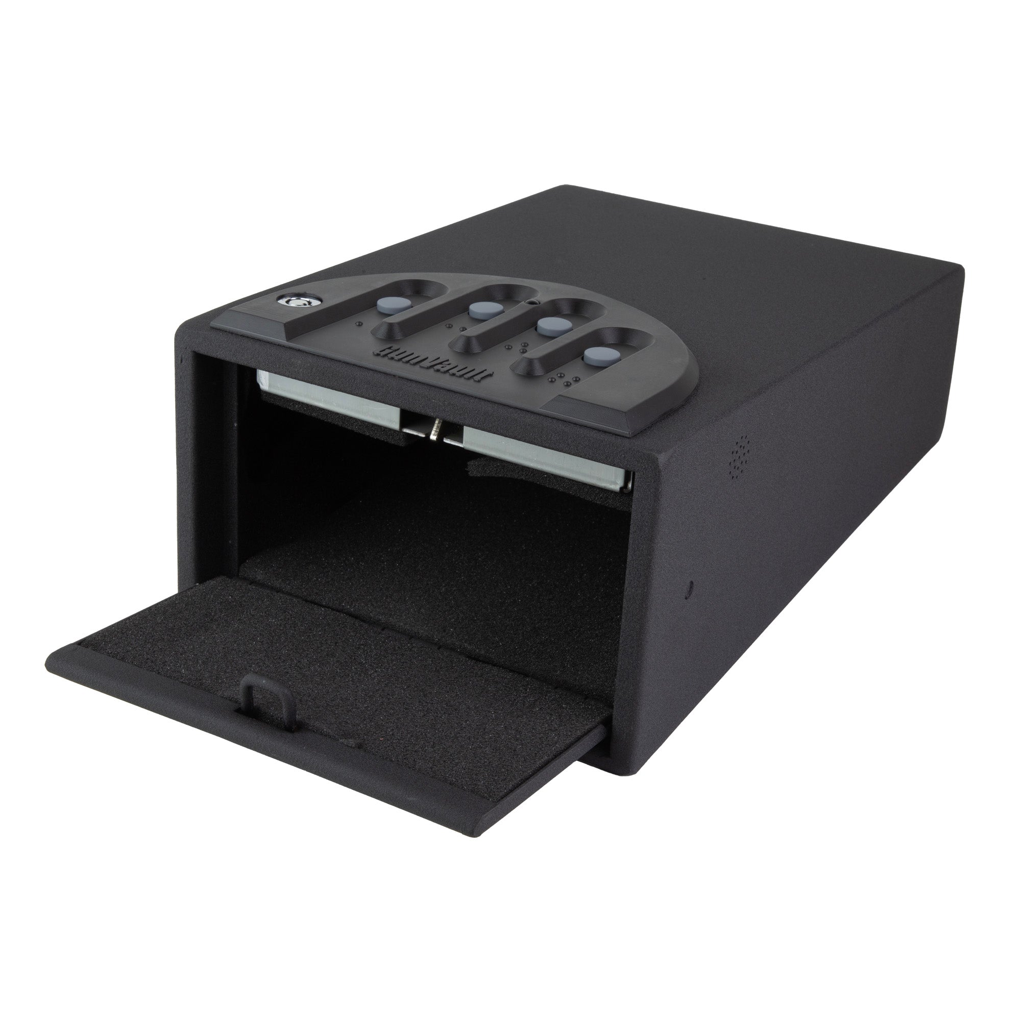 GunVault MiniVault Standard Safe - Compact Personal Security in Black
