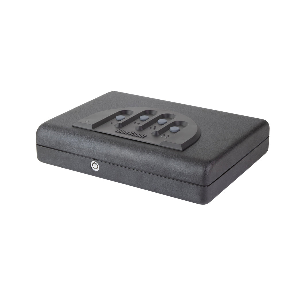 GunVault MicroVault Safe MV500 - Compact Personal Security Safe in Black
