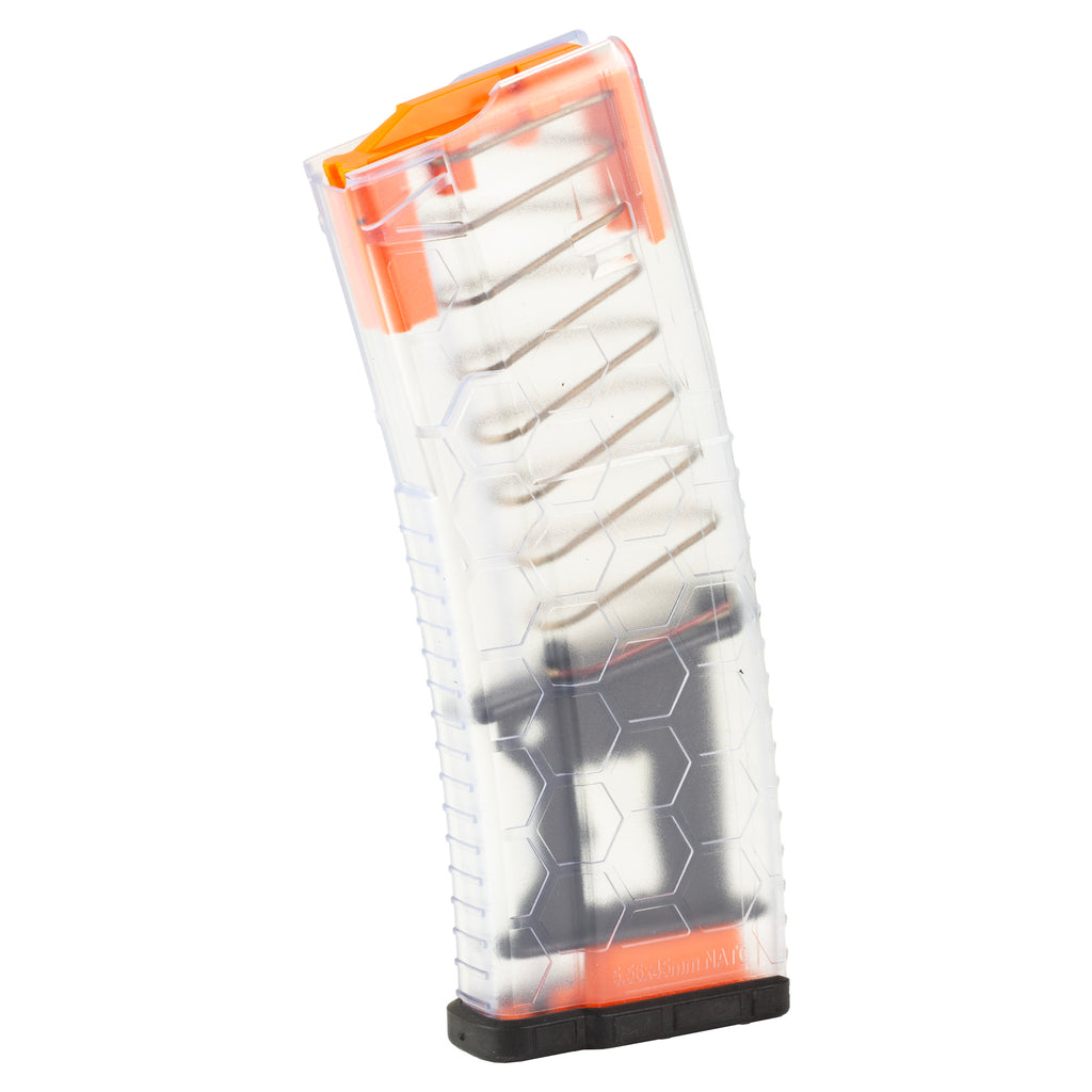HEXMAG Hexview S2 AR-15 5.56mm 15-Round Translucent Clear Magazine
