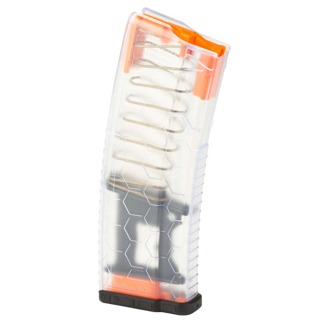 HEXMAG Hexview S2 AR-15 5.56mm 15-Round Translucent Clear Magazine