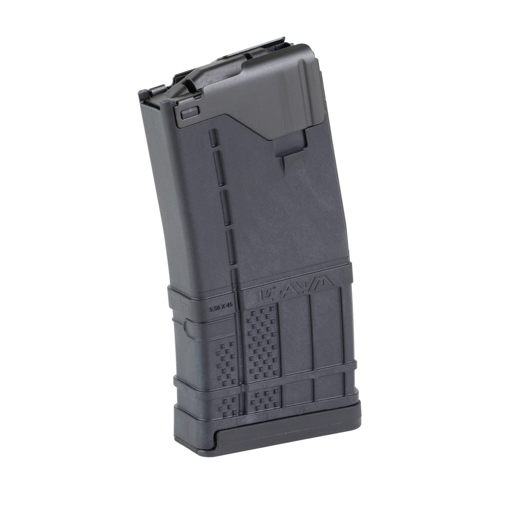 Lancer Systems L5 Advanced Warfighter Magazine for 223 Remington, 10-Round Capacity, Black