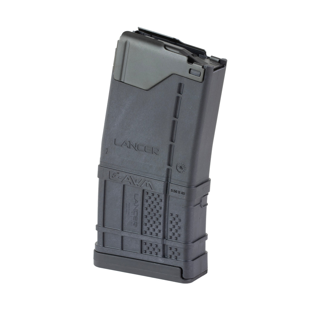 Lancer Systems L5 Advanced Warfighter Magazine for 223 Remington, 10-Round Capacity, Black