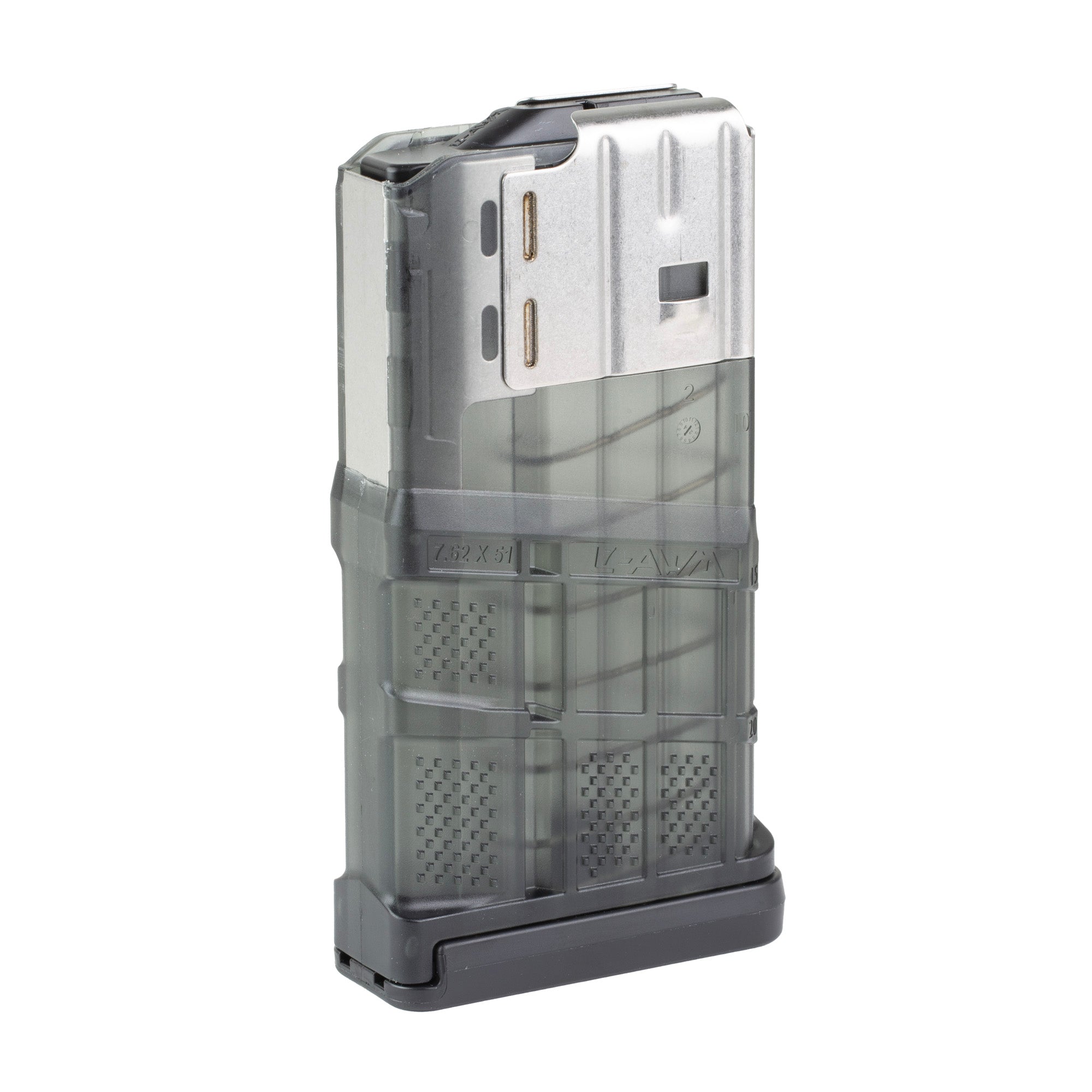 Lancer Systems L7AWM GEN 2 20-Round .308 Winchester Polymer Magazine in Translucent Smoke