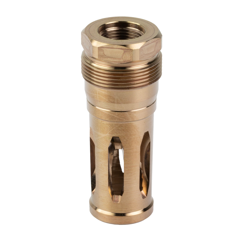 Rearden R2 Flash Hider .375 Caliber 1/2x28 Thread Gold Finish