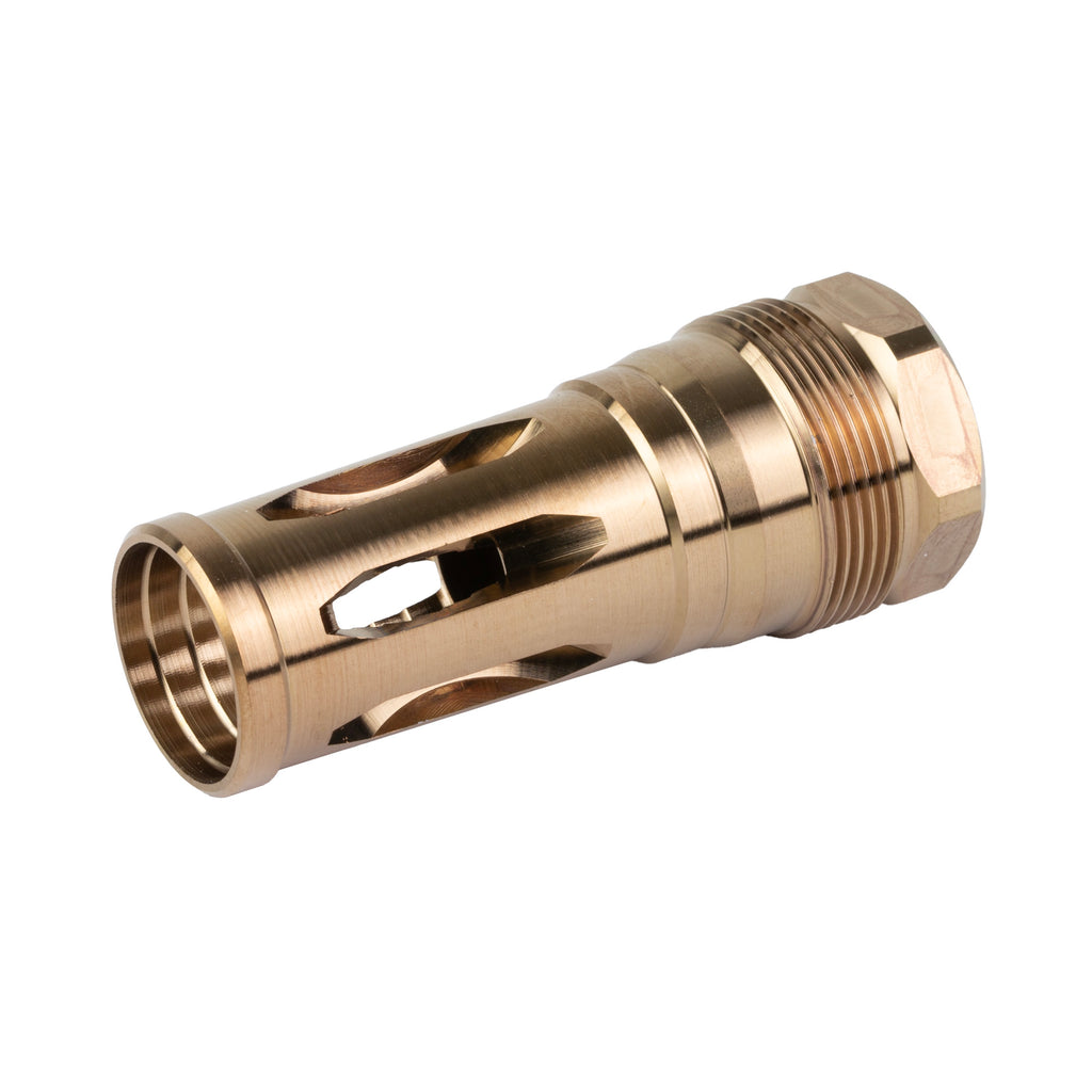 Rearden R2 Flash Hider .375 Caliber 1/2x28 Thread Gold Finish