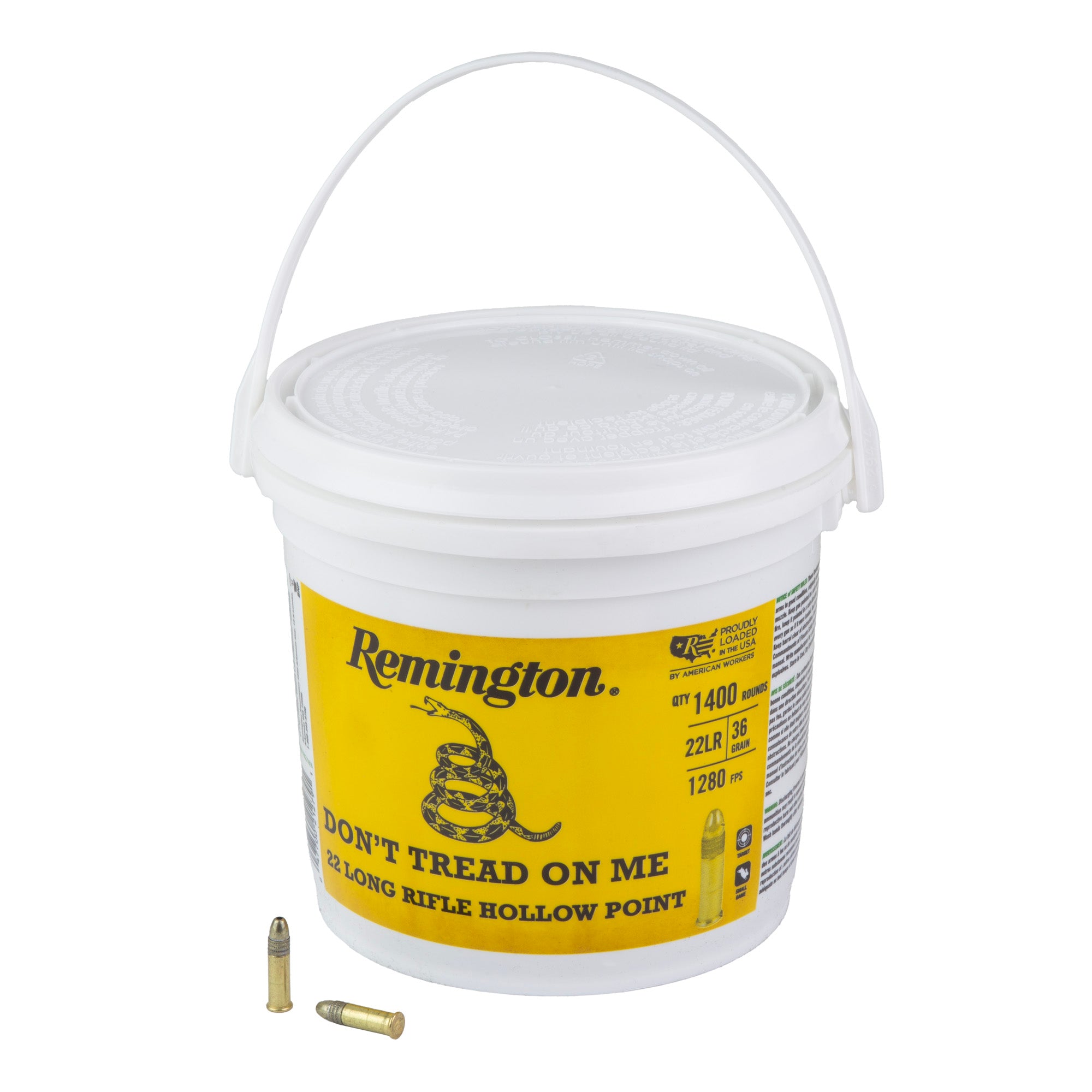 Remington Golden Bullet 22LR Hollow Point Ammunition - 36 Grain, 1,400 Rounds per Box