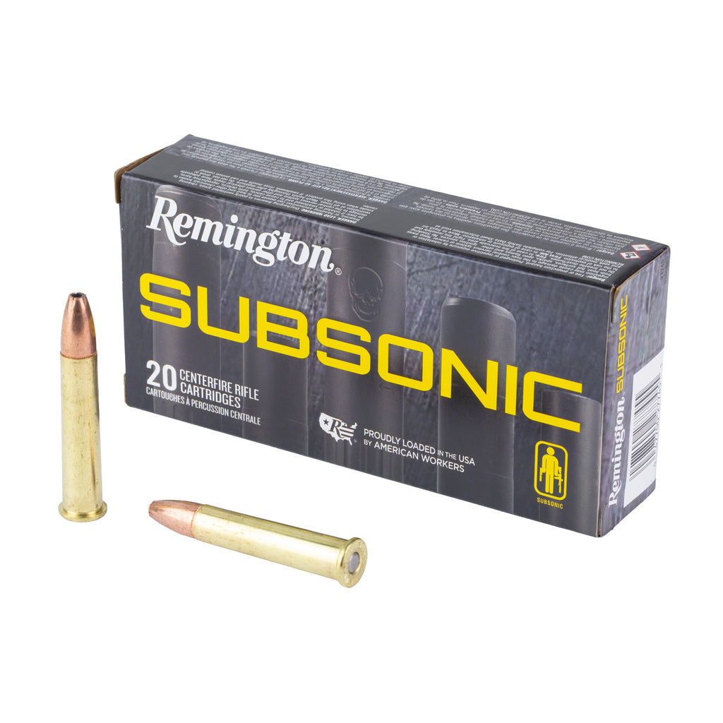 Remington Subsonic 360 Buckhammer 250-Grain Bonded Hollow Point Ammunition (Case of 200)