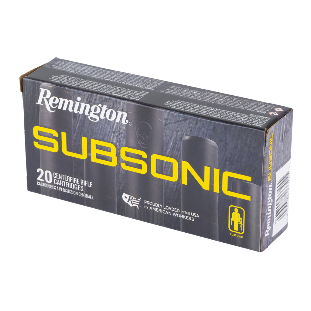 Remington Subsonic 360 Buckhammer 250-Grain Bonded Hollow Point Ammunition (Case of 200)