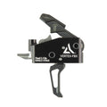 Radian Weapons Vertex FBX Flat Trigger for Precision Shooting in Black/Silver
