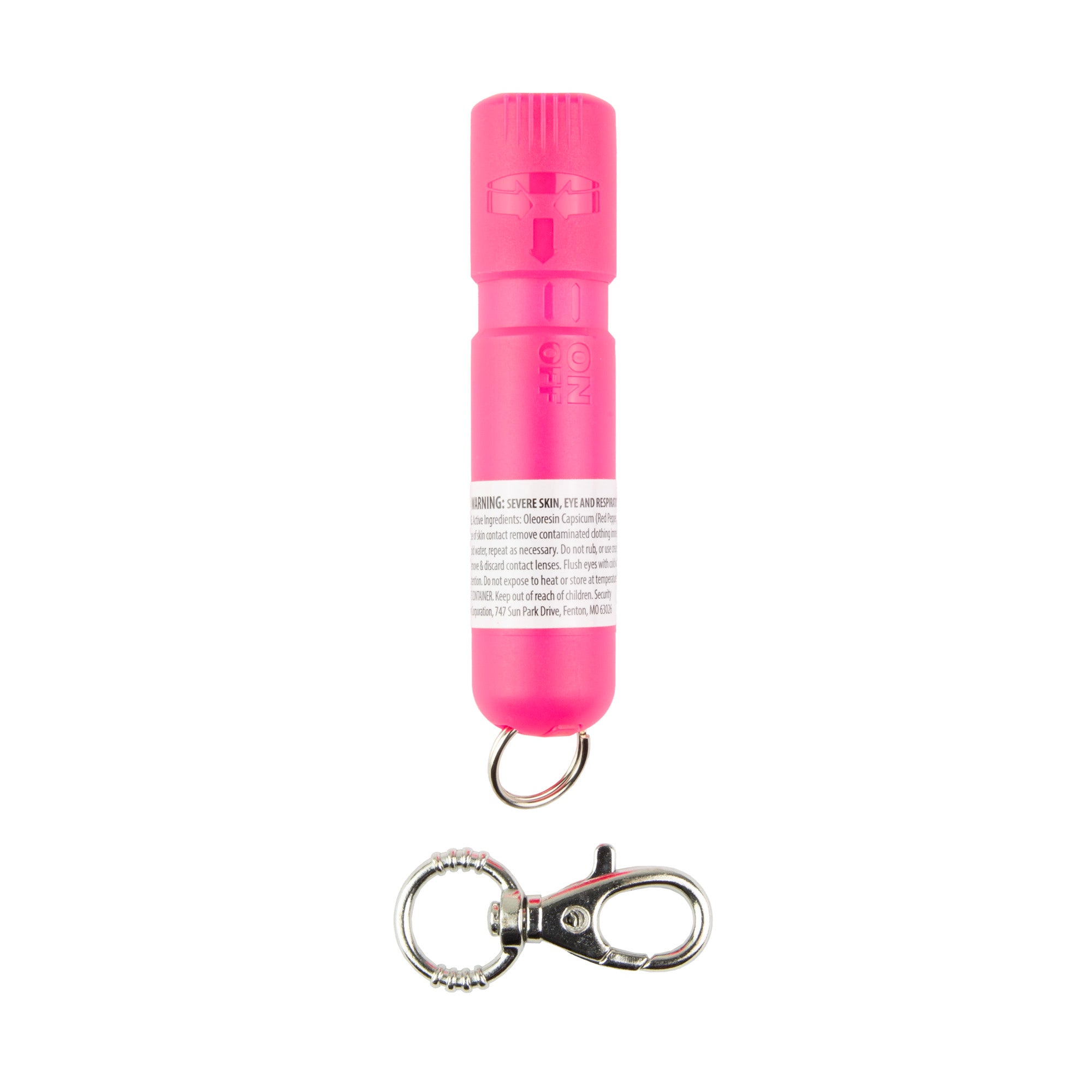 Sabre Mighty Discreet Pepper Spray in Hot Pink - Compact Safety Defense Tool