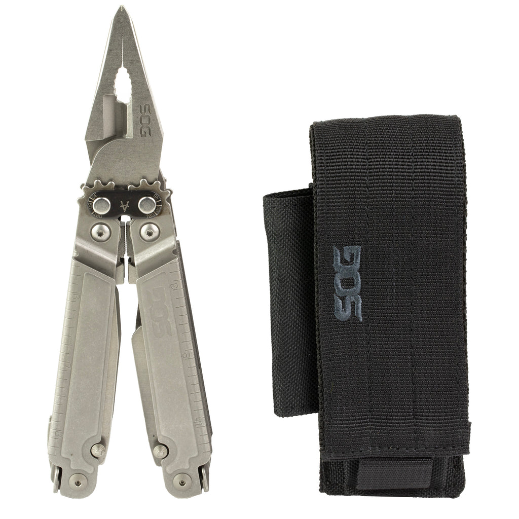 SOG PowerAccess Assist Multi-Tool with Magnetic Hex Bit Driver and Compound Leverage