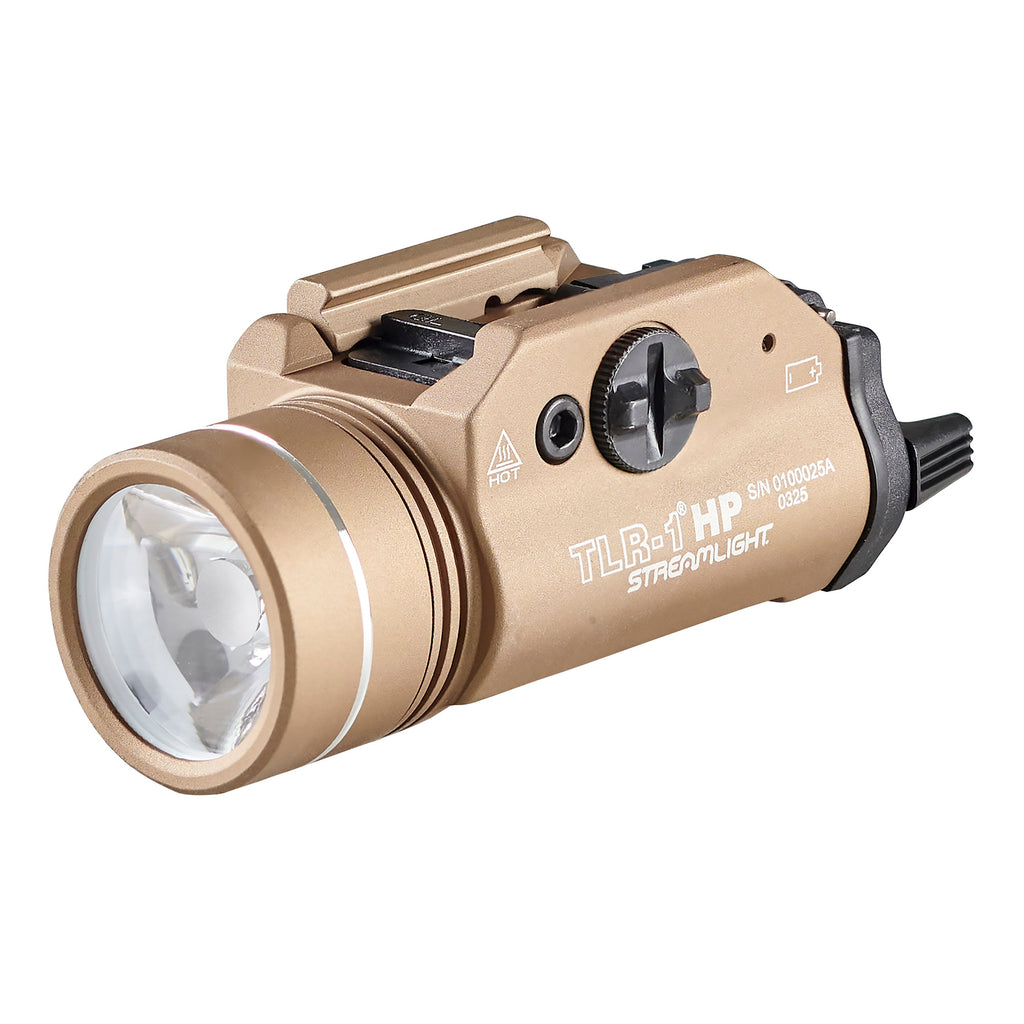 Streamlight TLR-1 HP Weaponlight in Flat Dark Earth with 65,000 Lumens