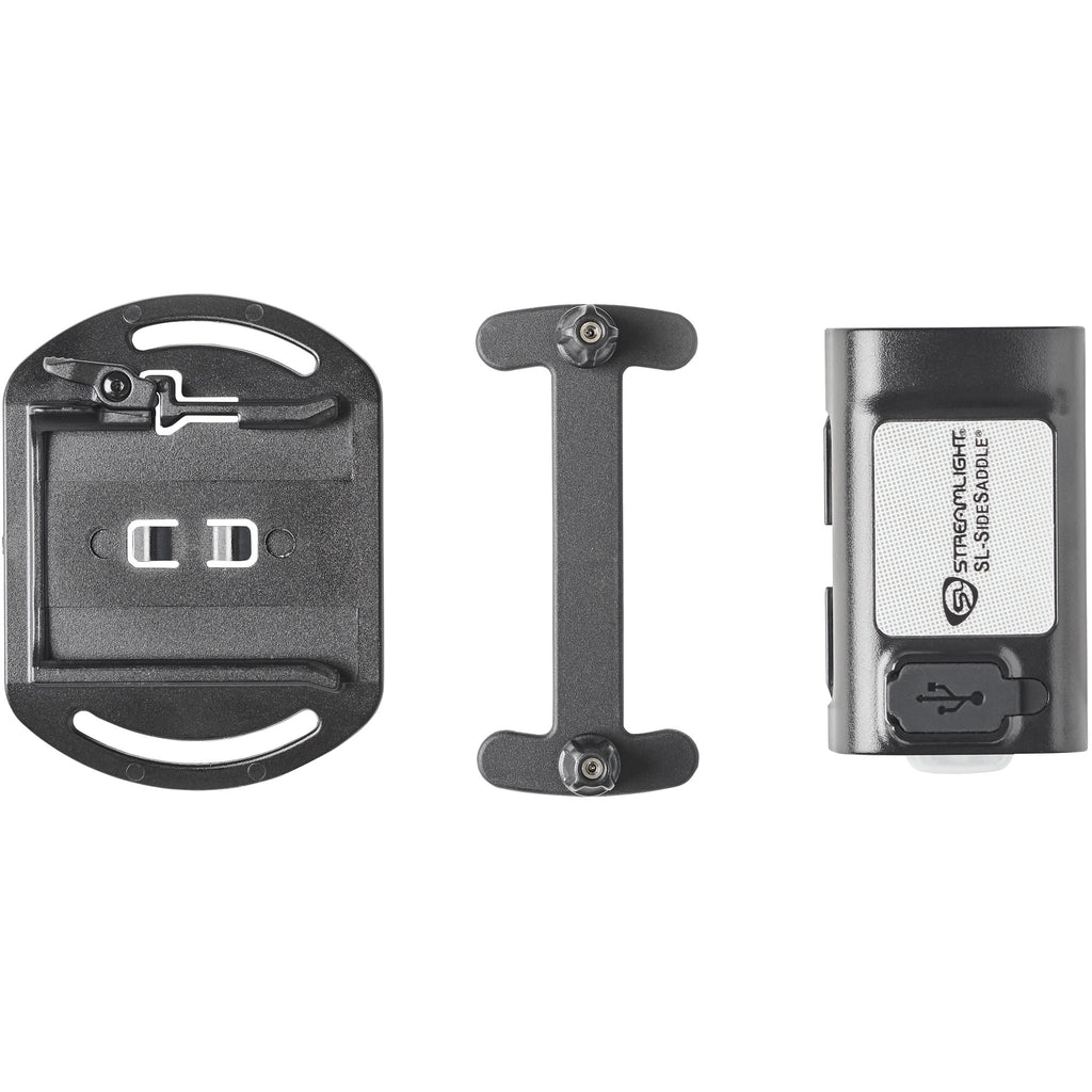 Streamlight SL-SideSaddle USB Headlamp - Rechargeable Compact Hat Mount Light with Front LED and Rear Taillight
