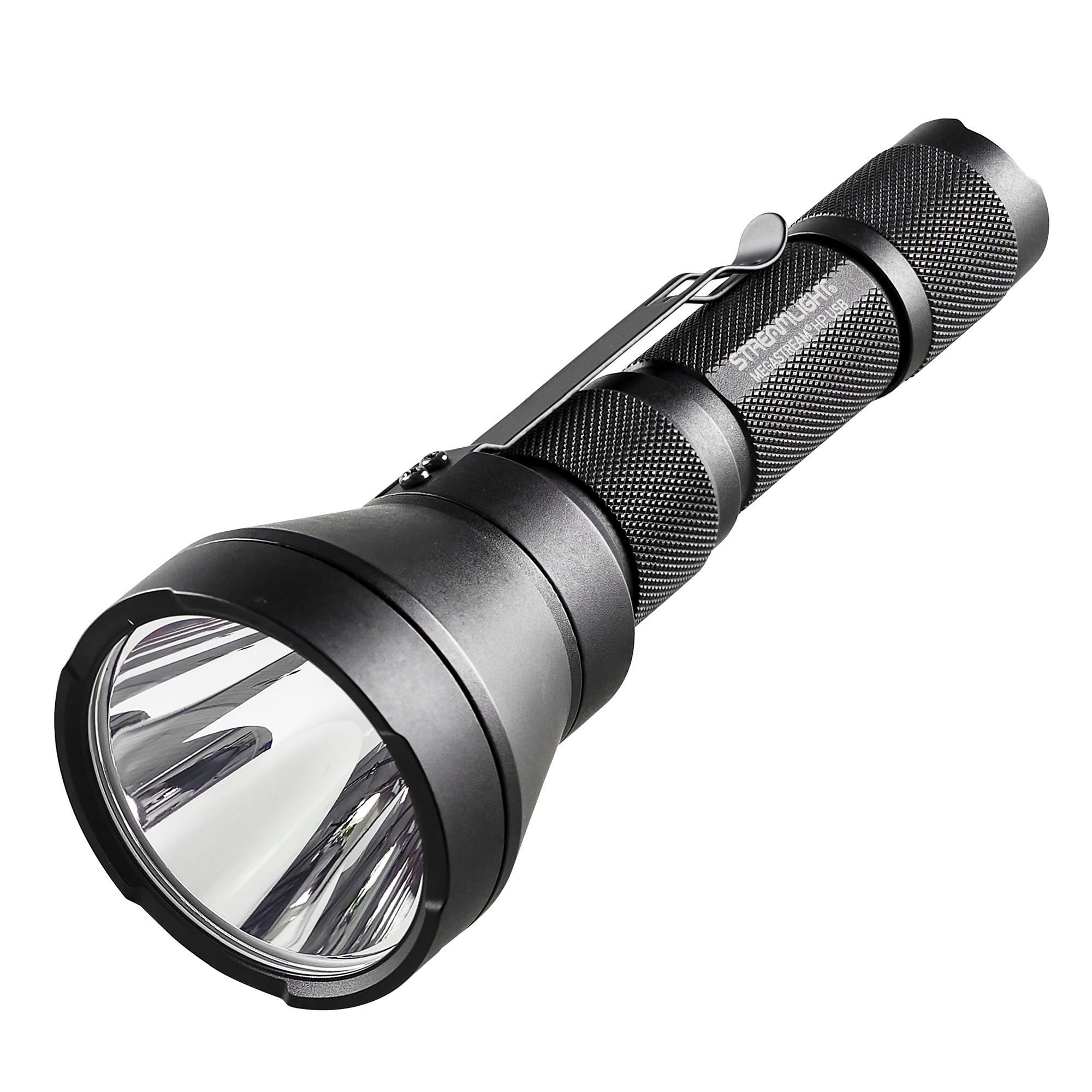 Streamlight MegaStream HP USB Rechargeable Flashlight - 1350 Lumens, Compact, Black