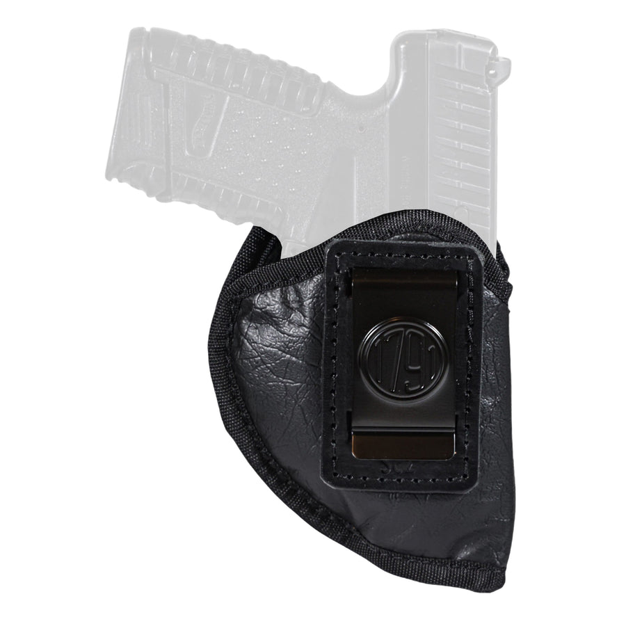 1791 Gunleather EcoCarry Inside Waistband Holster for Right Hand, Black Leather
