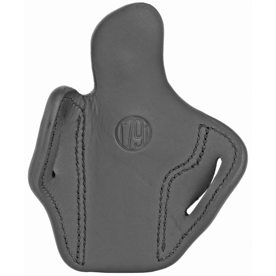 1791 Gunleather Optic Ready Outside Waistband Holster for Right Hand - Black Leather