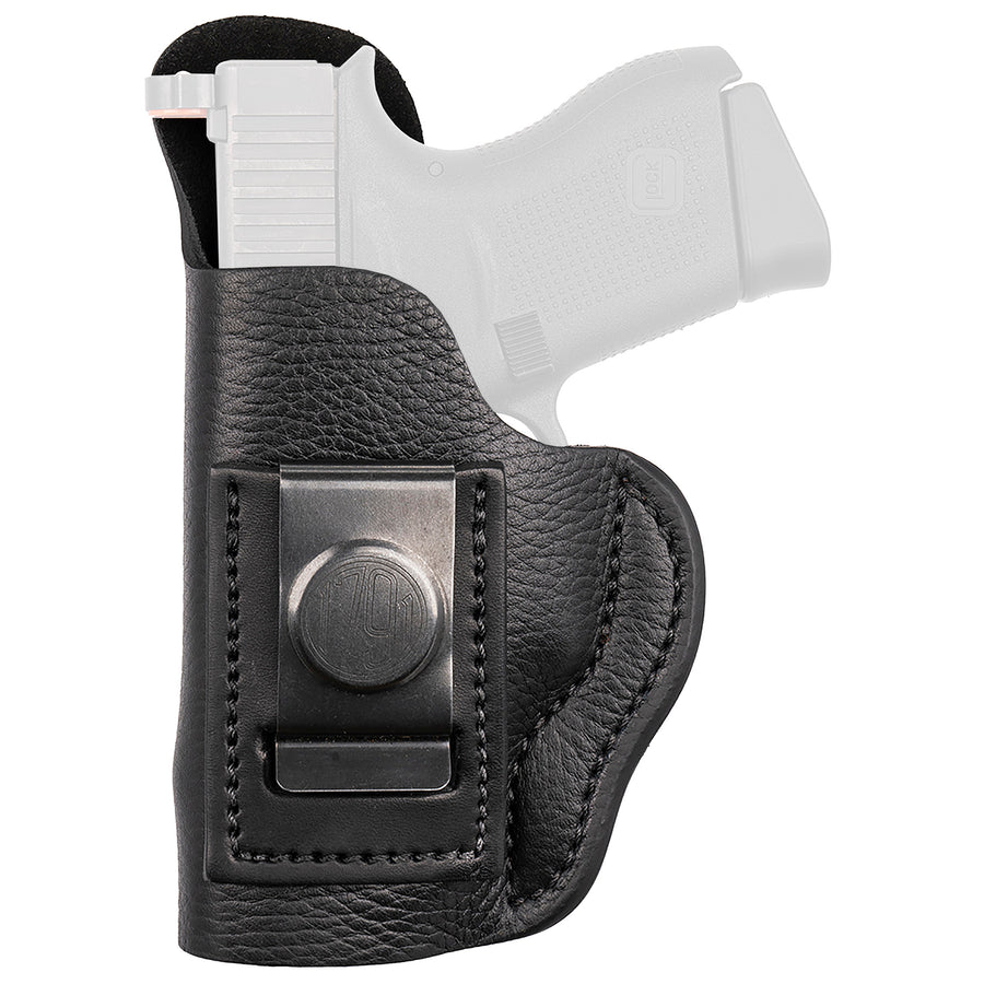 1791 Gunleather Optic Ready Light Bearing Smooth Concealment IWB Holster for Right Hand in Black