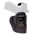 1791 Gunleather Smooth Concealment Inside Waistband Holster for Right Hand in Black with Optic and Light Compatibility